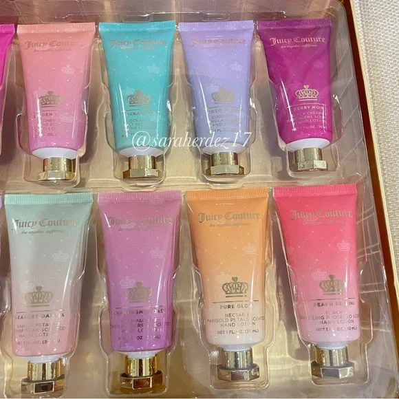 NEW Juicy Couture Gift‎ Box Lotion 12 Piece Gift Set - Picture 4 of 5